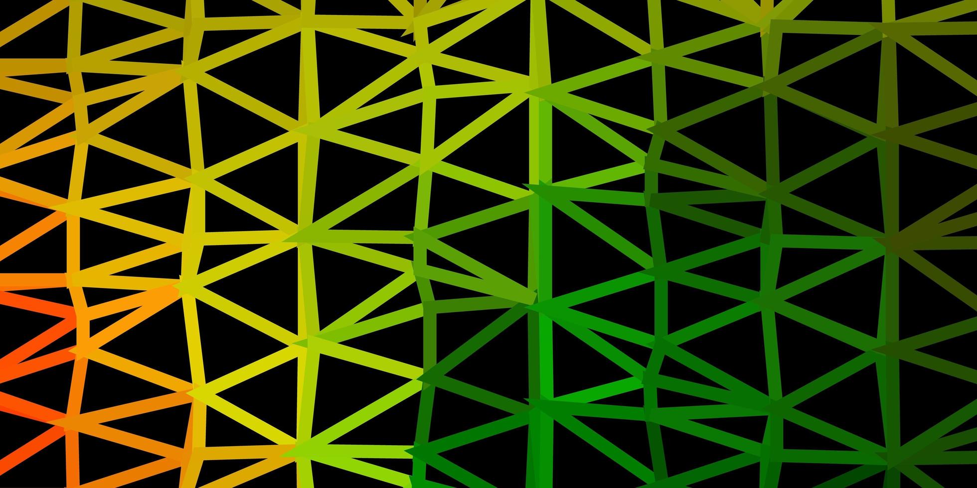 ljusgrön röd abstrakt triangel bakgrund vektor
