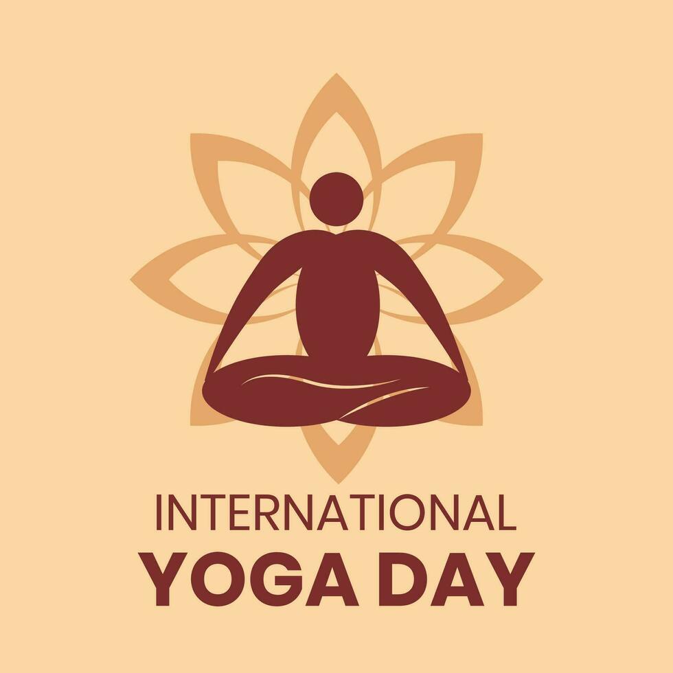 International Yoga Tag Vektor kostenlos herunterladen