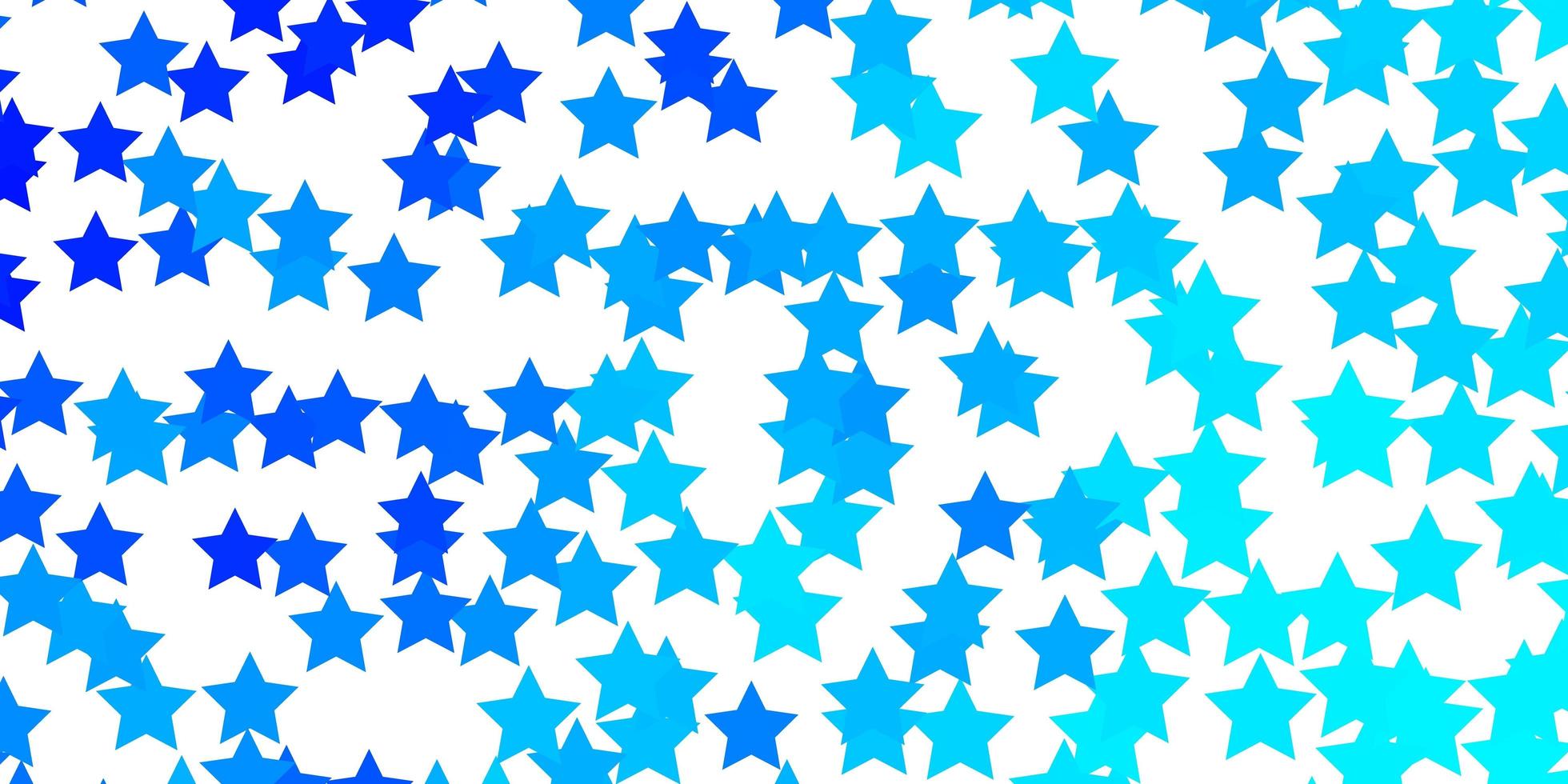 hellblaue Vektortextur mit schönen Sternen bunte Illustration im abstrakten Stil mit Gradientensternenmuster für Webseiten-Landingpages vektor