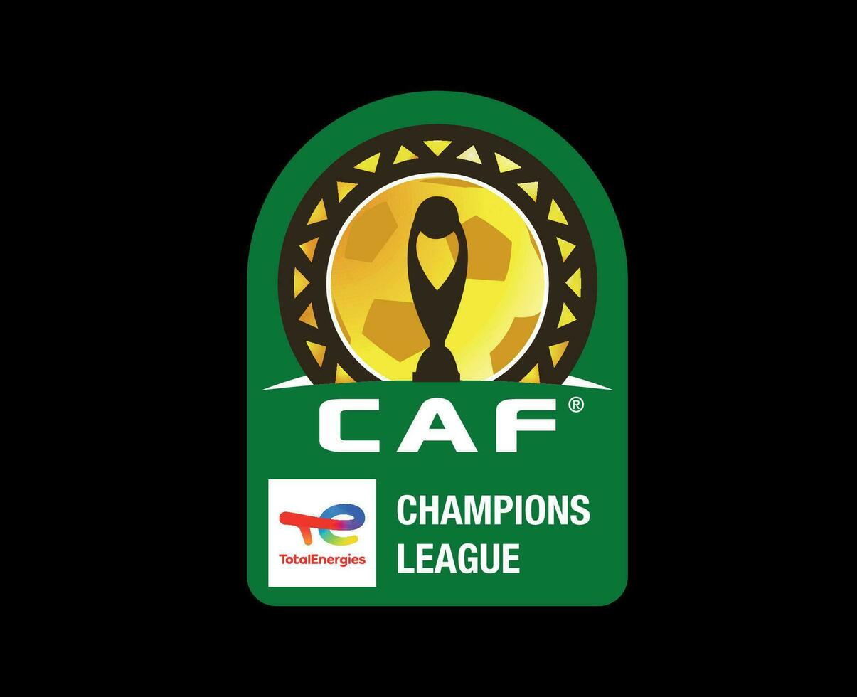 Meister Liga Logo Symbol Fußball afrikanisch abstrakt Design Vektor Illustration mit schwarz Hintergrund