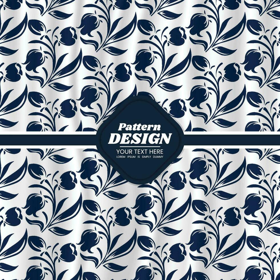 Blumenmuster Design vektor