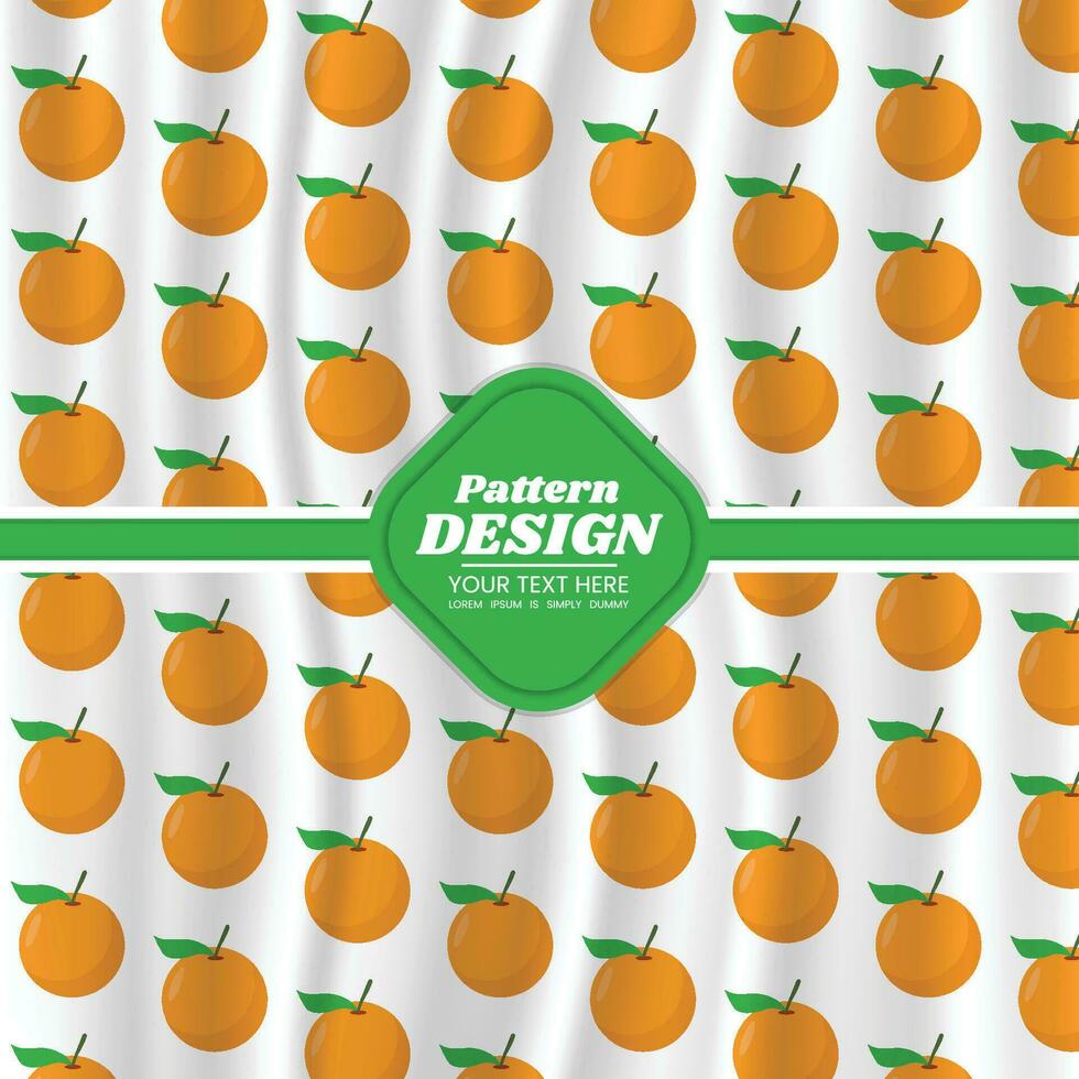 Obst Muster Hintergrund Design vektor