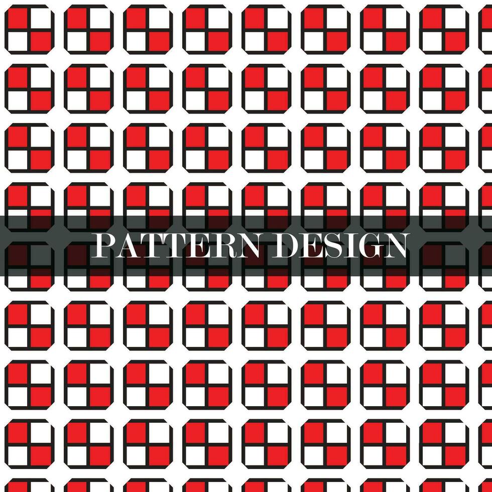 geometrisch Muster Design. vektor