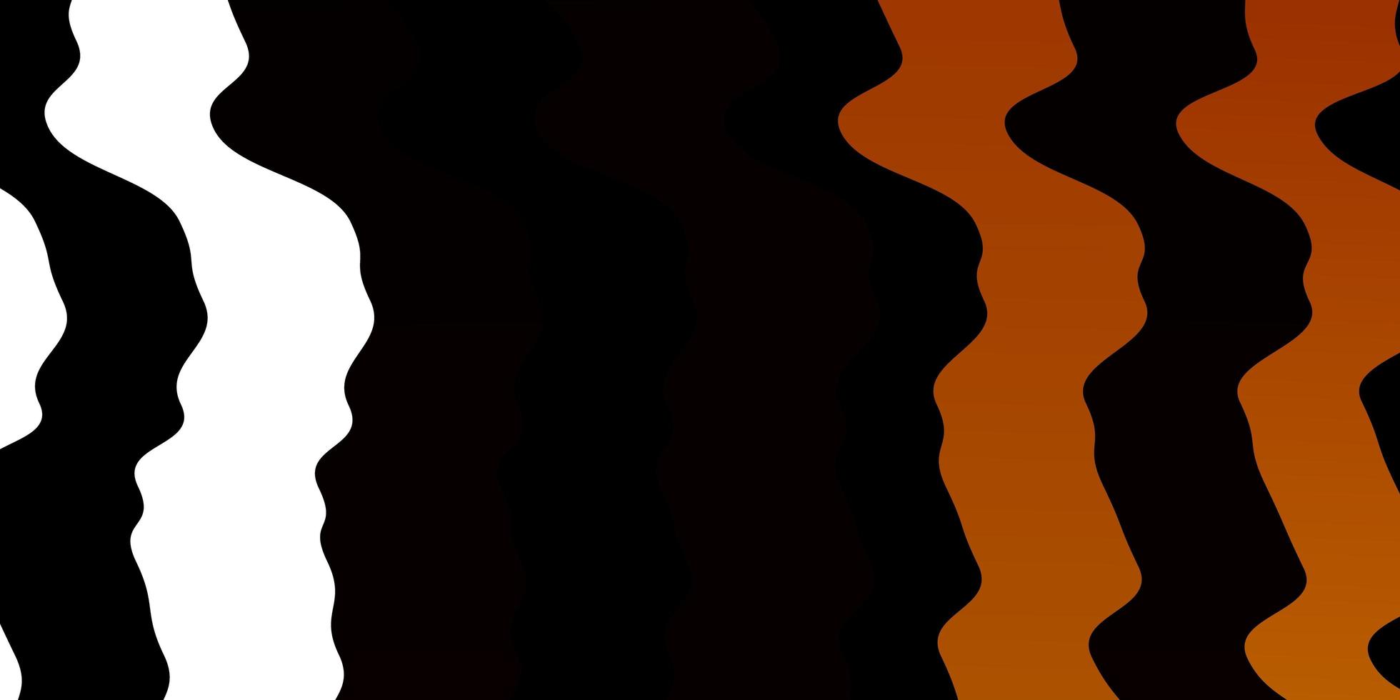mörk orange vektormönster med sneda linjer färgglad abstrakt illustration med lutningskurvor smart design för dina kampanjer vektor