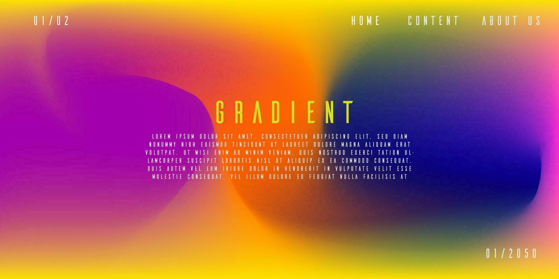 abstrakt Farbe Gradient, modern verschwommen Hintergrund und Textur, Vorlage mit ein elegant Design Konzept, minimal Stil Komposition, modisch Gradient zum Ihre Grafik Design vektor