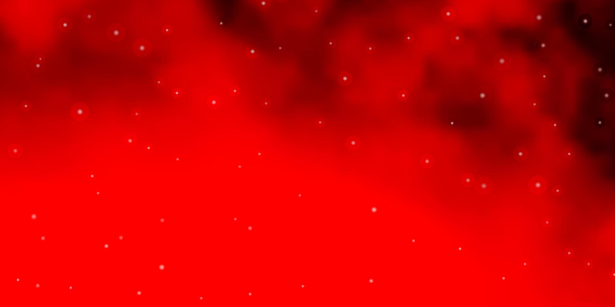 hellorange Vektor-Layout mit hellen Sternen bunte Illustration mit abstrakten Gradienten-Sternen-Muster für Neujahrs-Werbebroschüren vektor