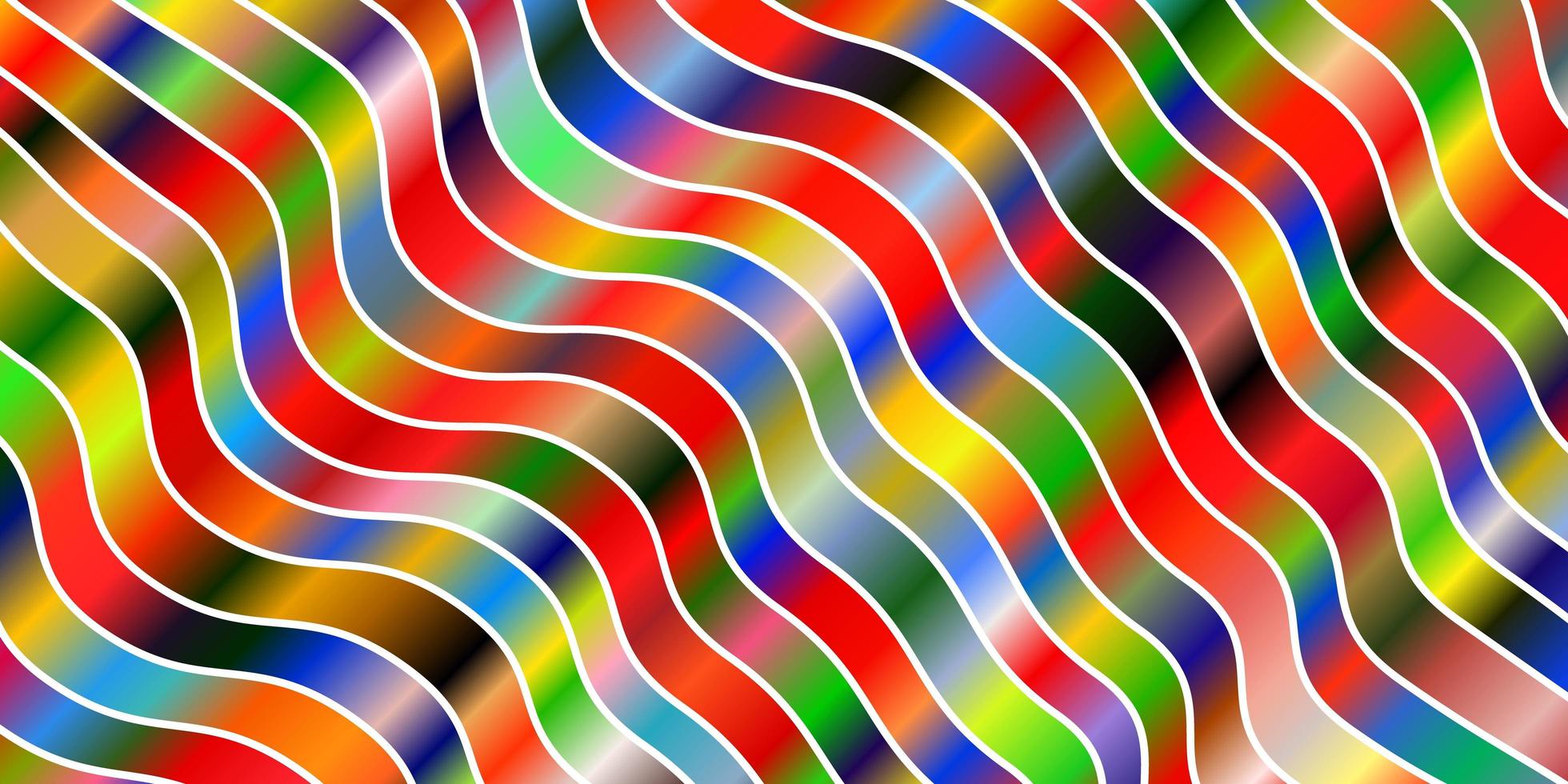 Licht mehrfarbige Vektortextur mit Kreisbogen abstrakter Farbverlauf Illustration mit schiefen Linien Muster für Geschäftsbroschüren Broschüren vektor