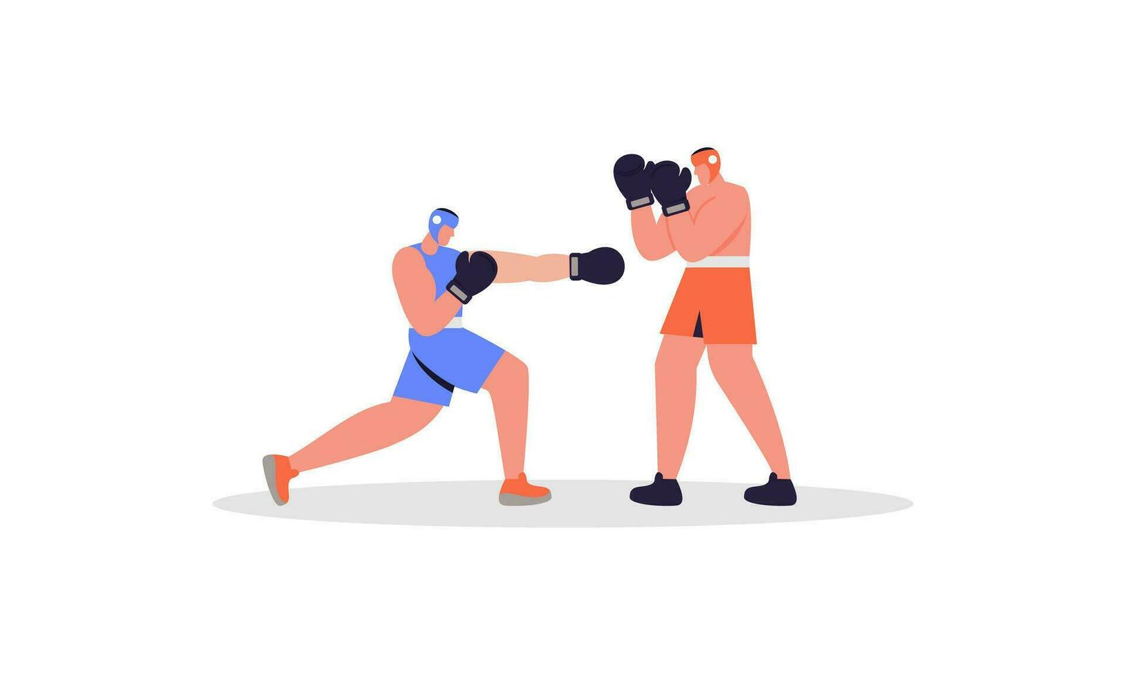 Boxen Sport Illustration Konzept Vektor