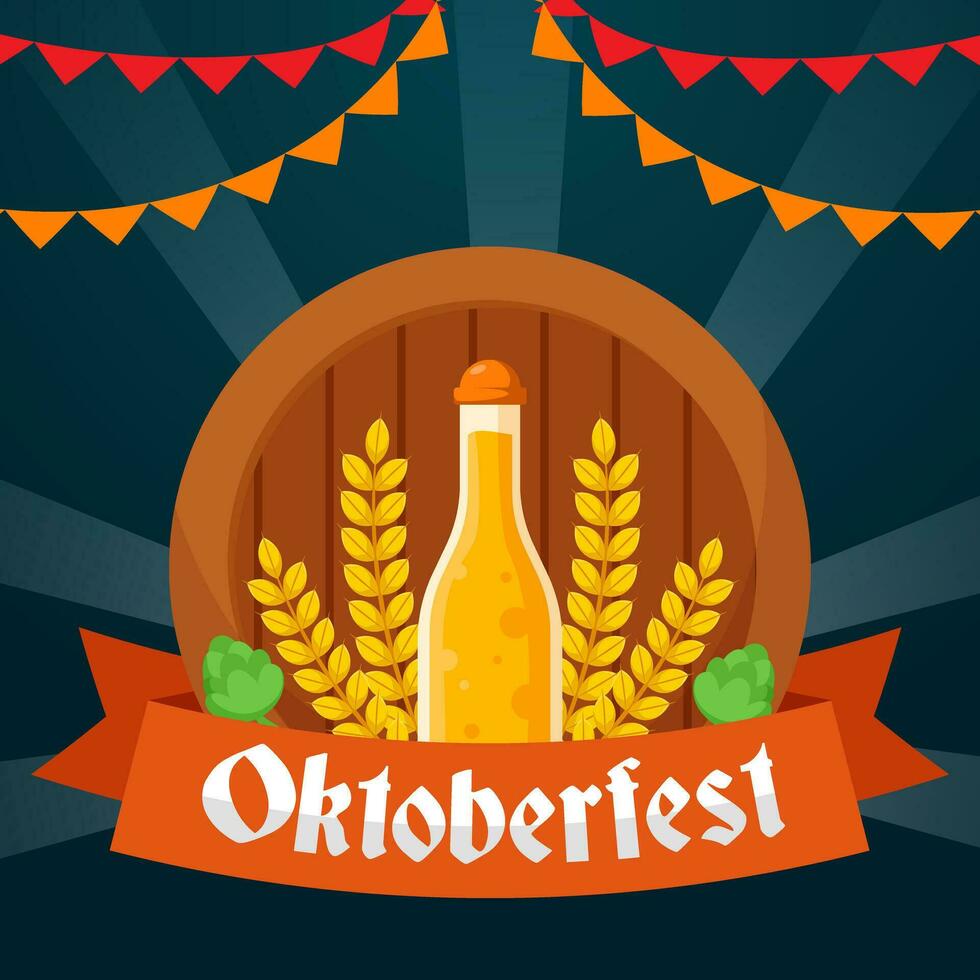 oktoberfest festival illustration vektor