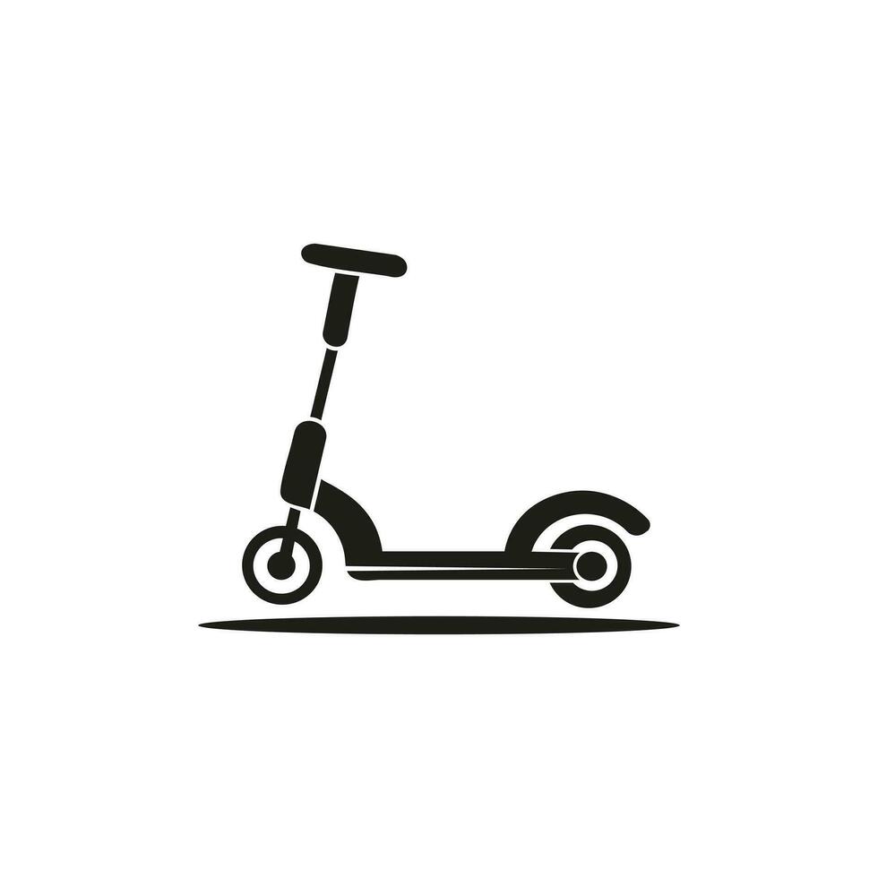 bäst skoter cykel illustration med klämma konst design, transport för vår skotrar cykel svart Färg linje konst stil. vektor transport cykel isolerat på vit bakgrund.