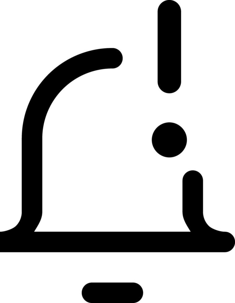 Benachrichtigung Alarm einfach Symbol Illustration im Linie Stil und benutzt zum Benutzer Schnittstelle, Netz, Software und viele Mehr vektor