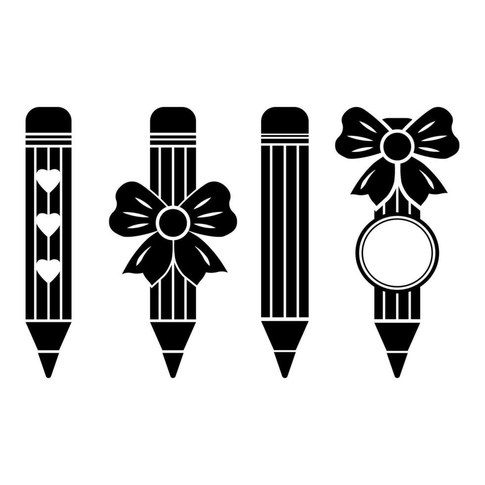 penna ikon i modern platt stil, vektor penna ikon, vektor illustration stencil