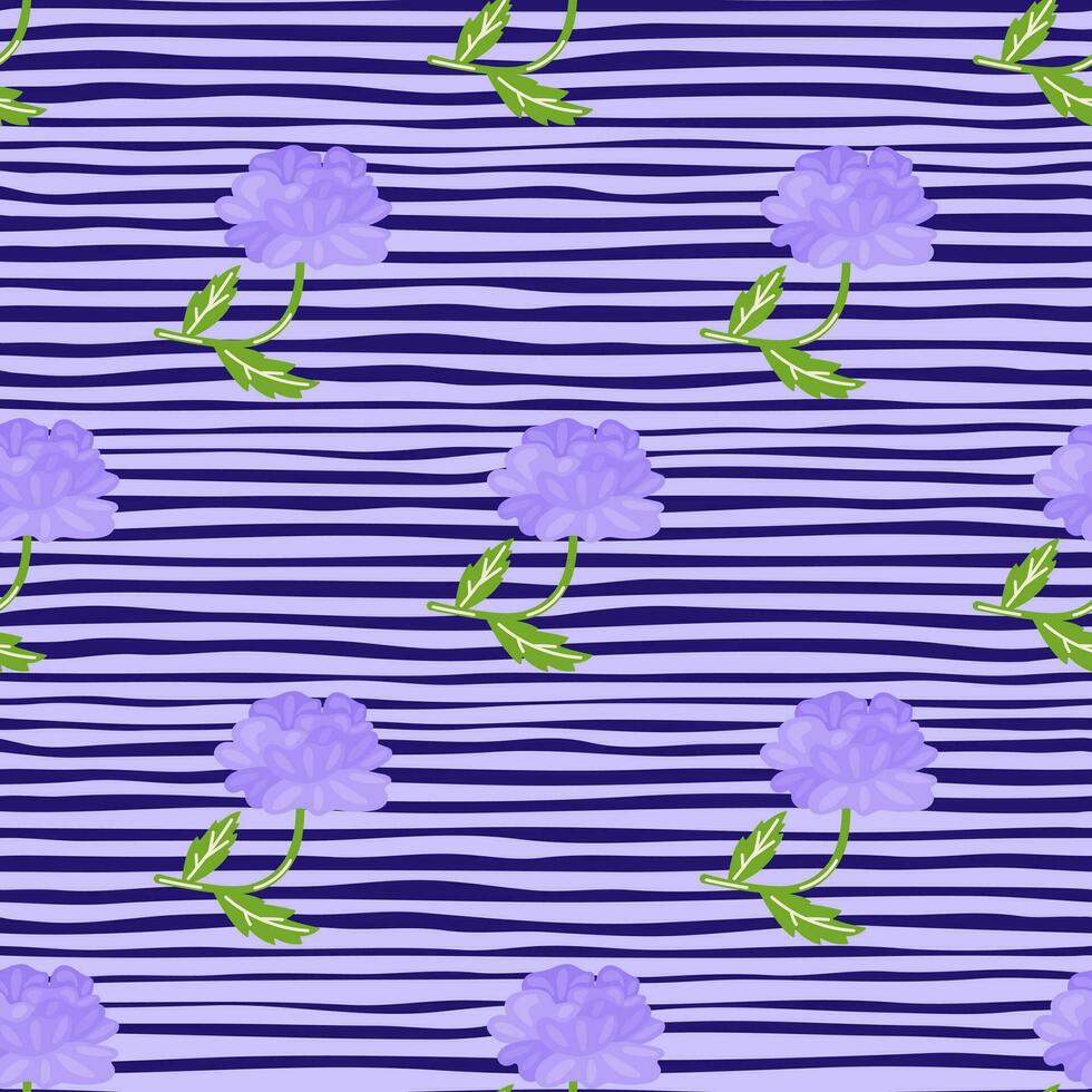 süß retro Blume nahtlos Muster. Hand gezeichnet Blumen- endlos Hintergrund. vektor