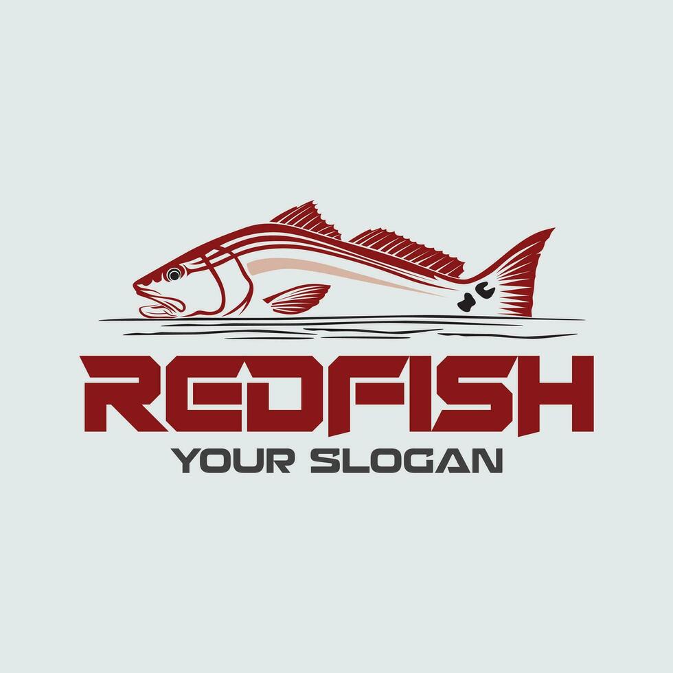 Vektor Logo roter Fisch