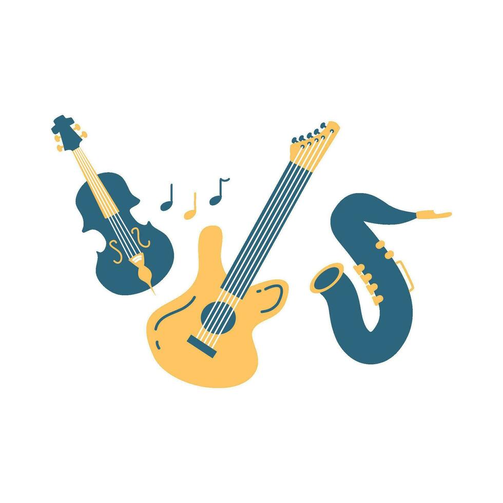 Welt Musik- Tag mit instrumente.jpg vektor