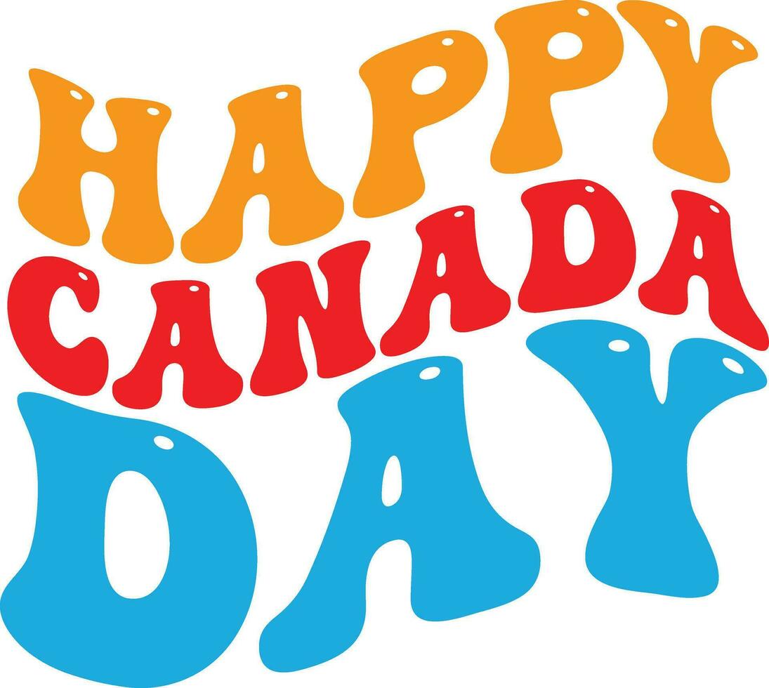 Lycklig kanada dag, kanada dag design, lönn blad klämma konst, juli först firande, kanada dag dekoration, vektor