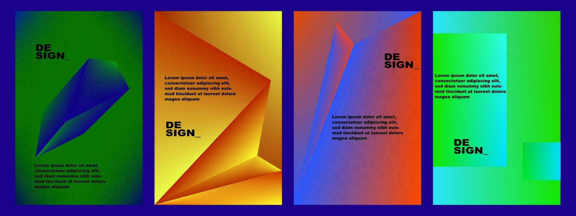 abstrakt Gradient Hintergrund zum Banner, Poster, Vorlage, Flyer, usw vektor