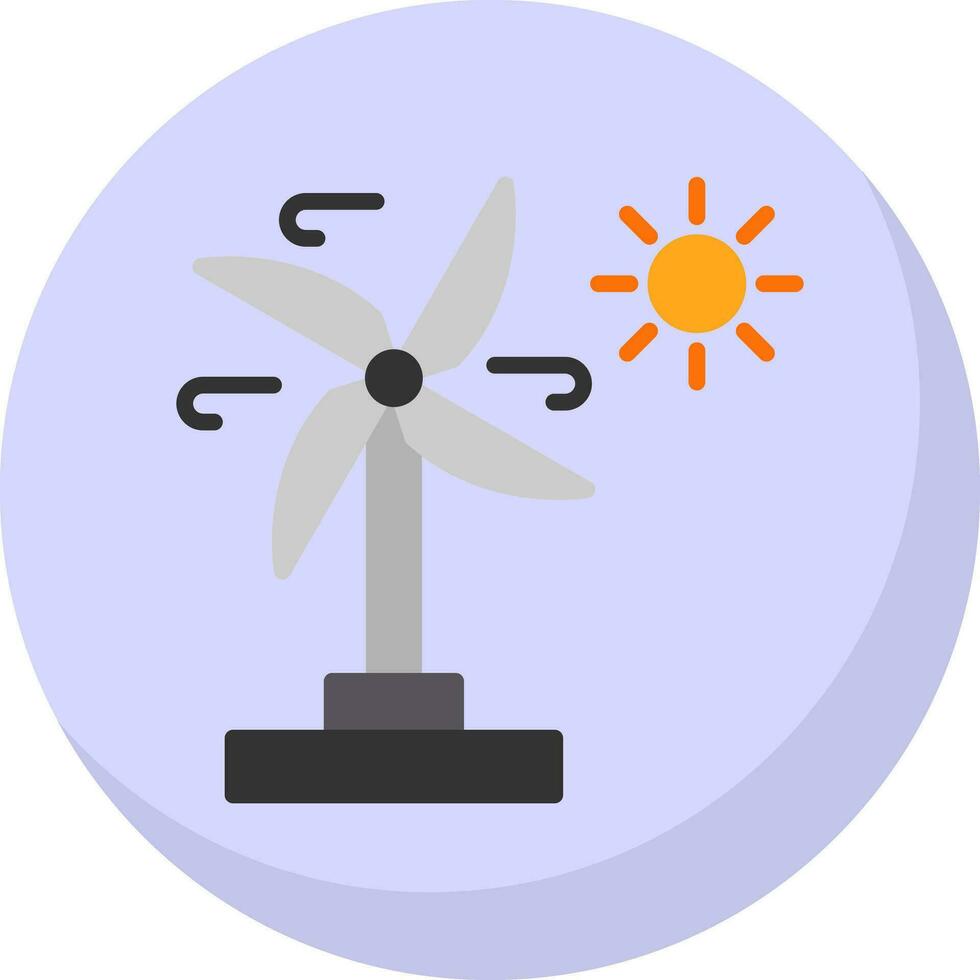 Wind Energie Vektor Symbol Design