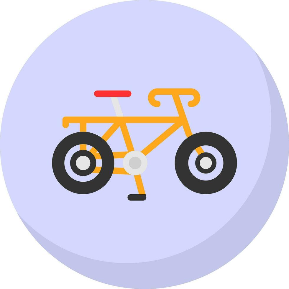 Fahrrad-Vektor-Icon-Design vektor