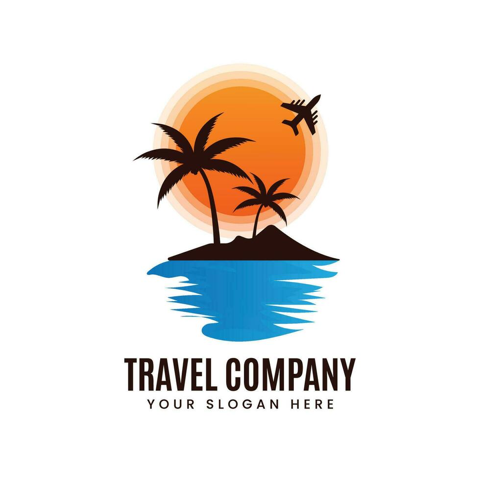 Reise Logo zum Reise Unternehmen Vektor Vorlage