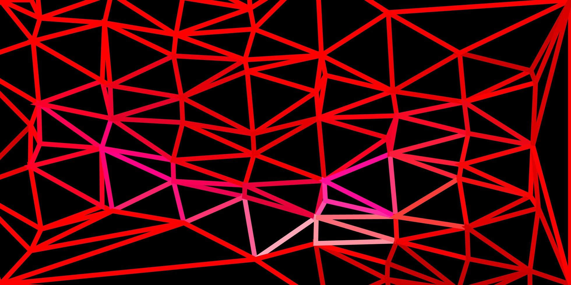 hellroter Vektor geometrisches polygonales Layout