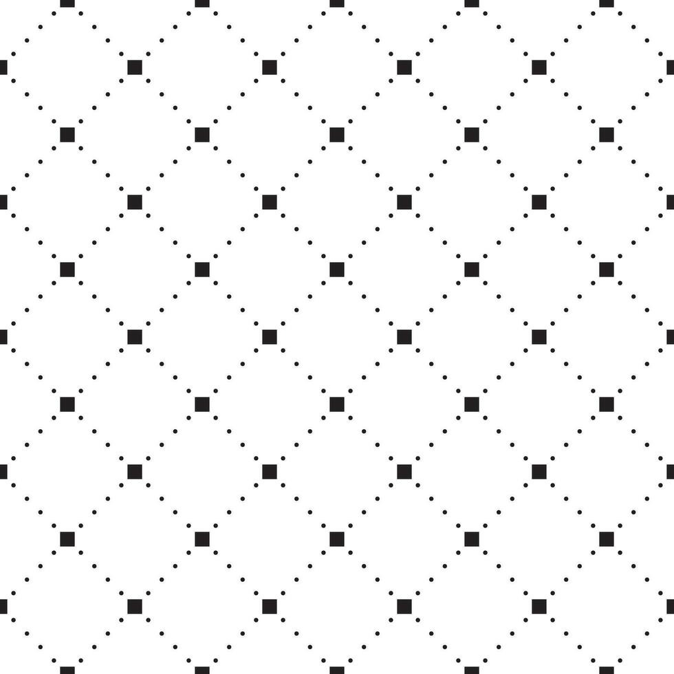 gepunktet Linie Rhombus nahtlos Muster. modern stilvoll Textur. wiederholen geometrisch Fliesen mit gepunktet Rhombus. schwarz geometrisch gestalten diagonal wiederholbar auf Weiß Hintergrund. vektor