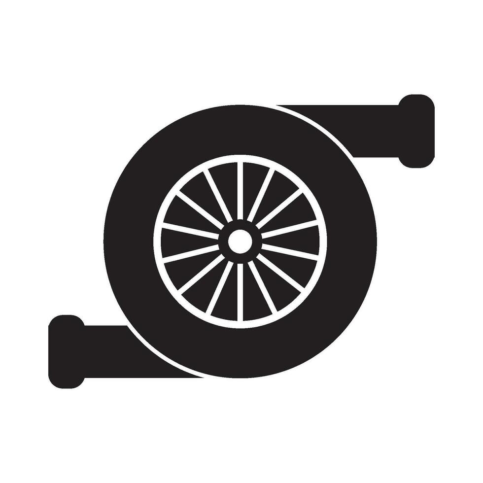 Turbo Logo Symbol, Abbildung Design Vorlage. vektor