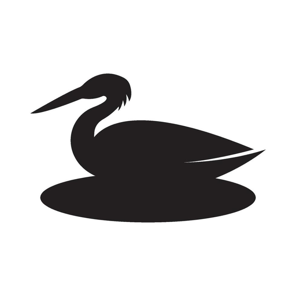 Storch Logo Symbol, Vektor Illustration Vorlage Design.