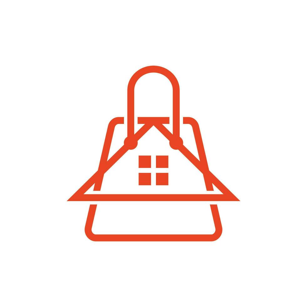 Zuhause Tasche Geschäft Logo Vektor Design, Geschäft Vektor Logo Design. kreativ Verkauf Verkauf Logo Design zum Ihre Unternehmen