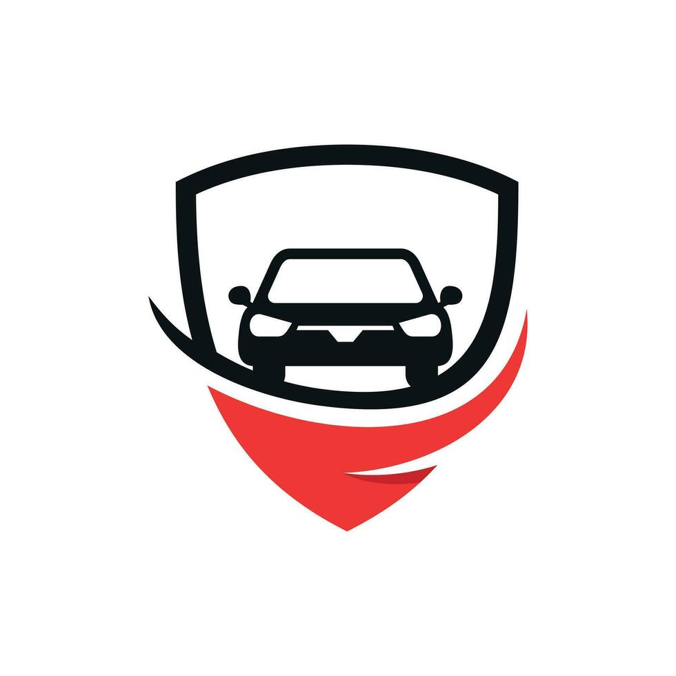 bil- skydda vektor logotyp design mall, bil- logotyp ikon design, lämplig för din företag