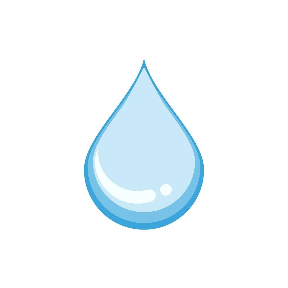 Wassertropfen Illustration Logo Vektordesign vektor