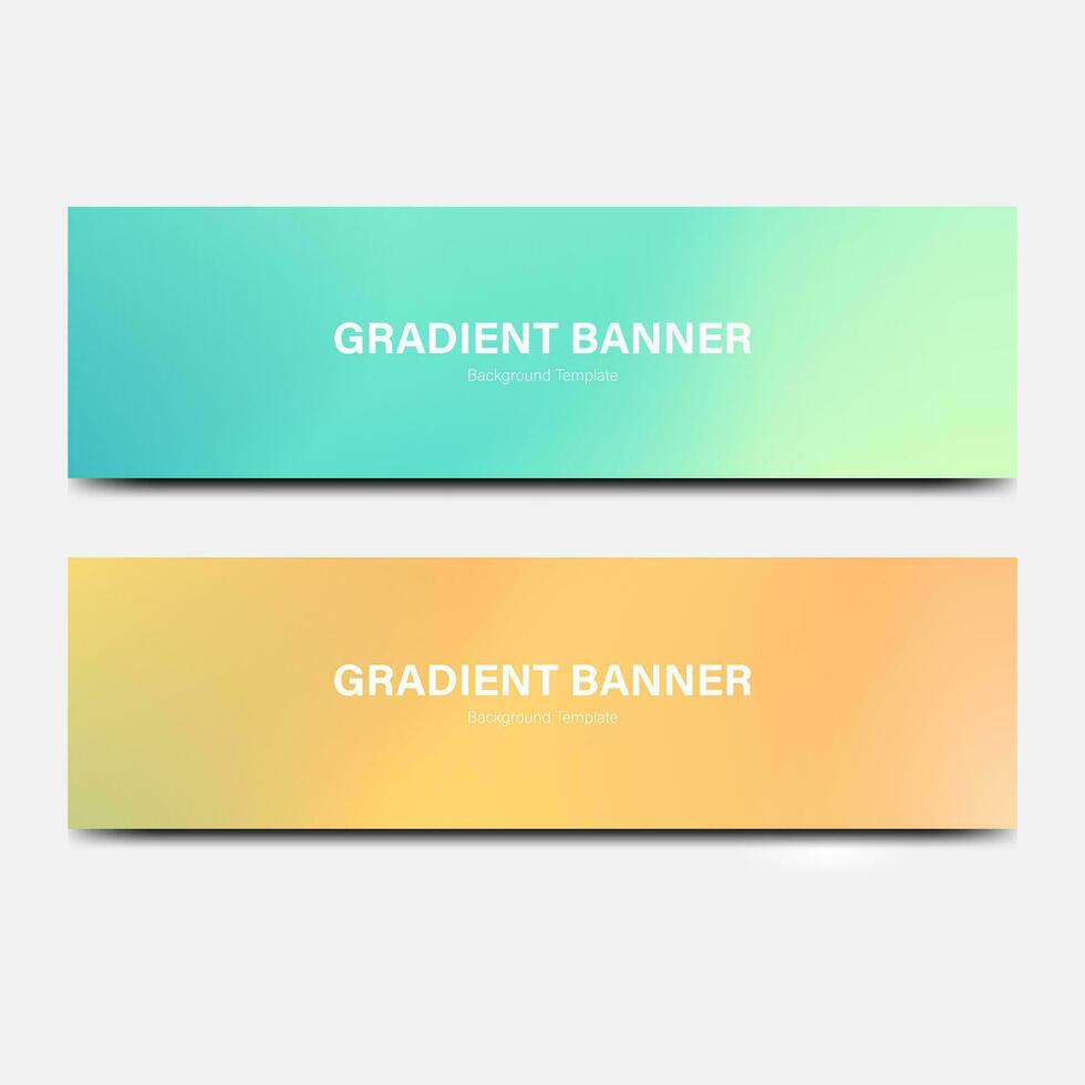 Header Banner abstrakt Gradient Hintergrund vektor