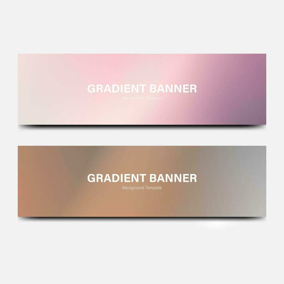 Header Banner abstrakt Gradient Hintergrund vektor