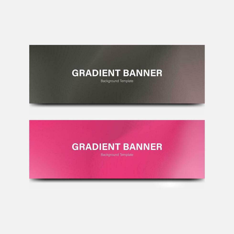 Header Banner abstrakt Gradient Hintergrund vektor