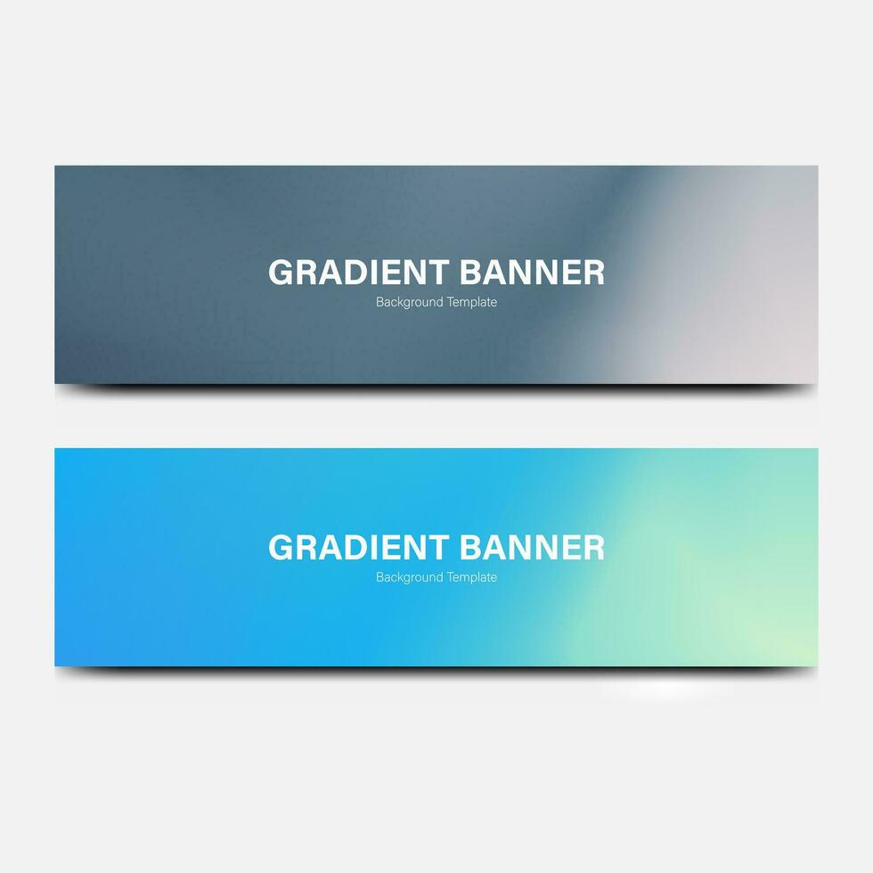 Header Banner abstrakt Gradient Hintergrund vektor