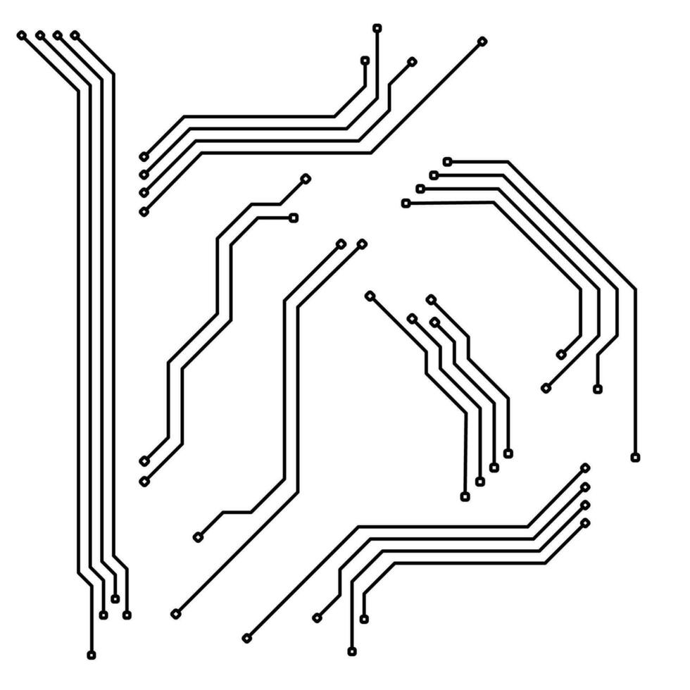 elektrisk krets styrelse bakgrund. elektrisk krets styrelse vektor. digital elektrisk krets förbindelse systemet. mikroelektronik kretsar. vektor