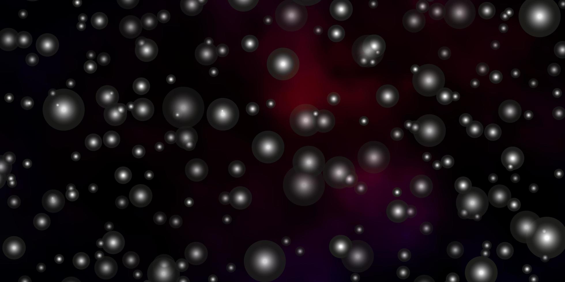 mörkrosa röd vektorlayout med ljusa stjärnor färgglada illustration i abstrakt stil med gradient stjärnor tema för mobiltelefoner vektor