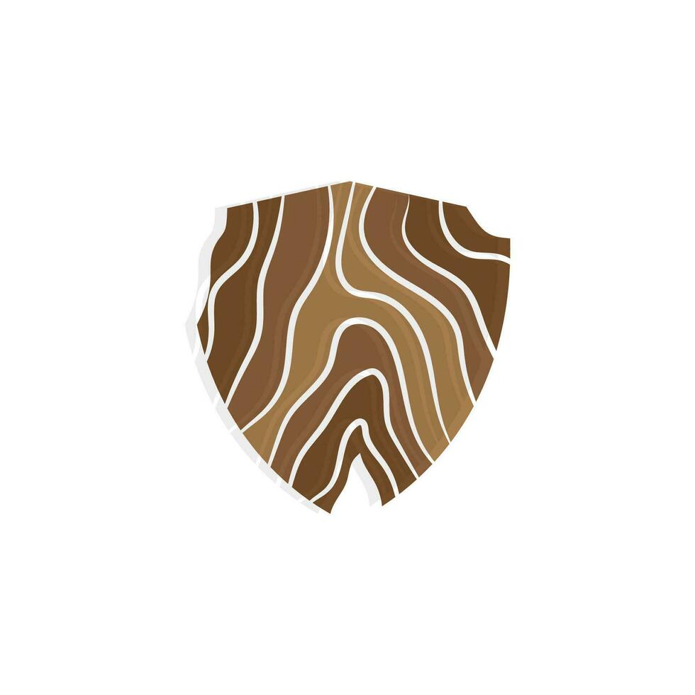Holz Logo, Holz Schichten und natürlich Fasern Design, Zimmermann Vektor, Holz Werkzeuge vektor