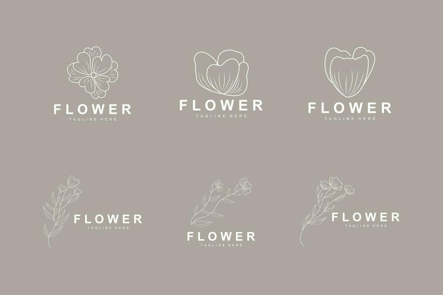 Blumen- Logo, Blätter und Blumen botanisch Garten Vektor, Blumen- Design von Leben vektor