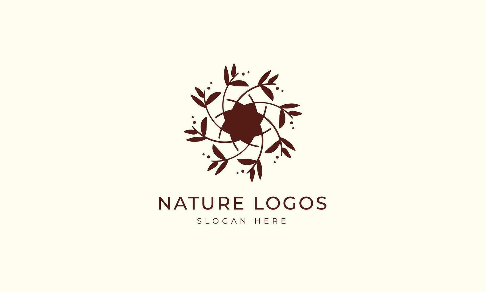 natürlich und organisch Logo modern Design. natürlich Logo zum Marke, korporativ Identität und Geschäft Karte vektor