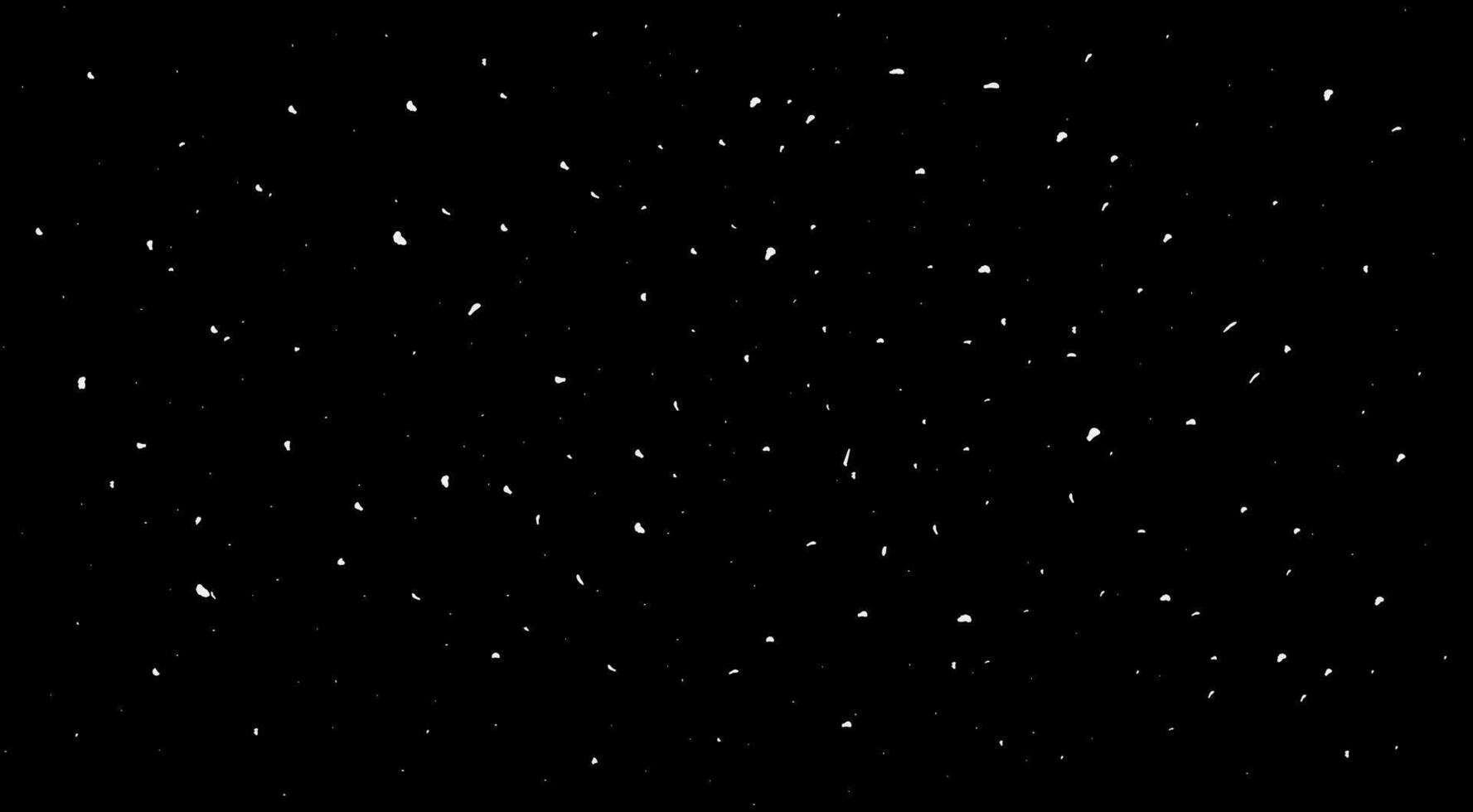 vit snö damm partiklar svart Plats bakgrund vektor illustration