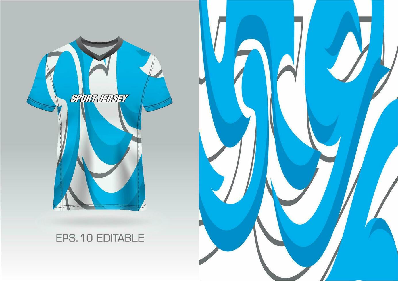 jersey sport t-shirt vektor mall design