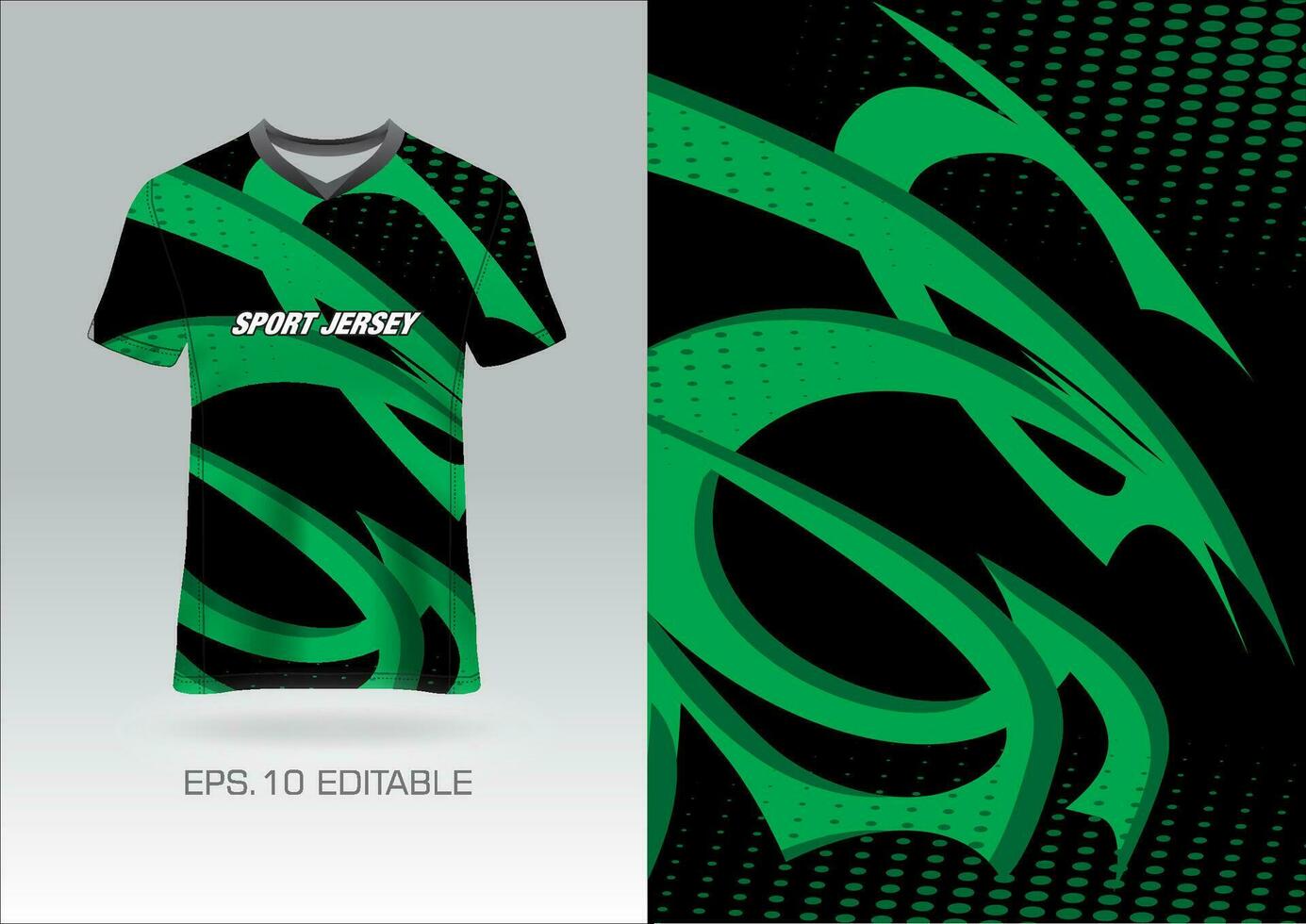 Jersey Sport T-Shirt Vektor Vorlage Design