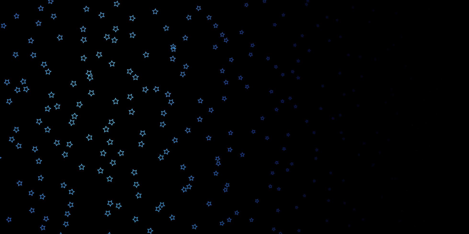 mörkblå vektorstruktur med vackra stjärnor modern geometrisk abstrakt illustration med stjärnmönster för inslagning av gåvor vektor