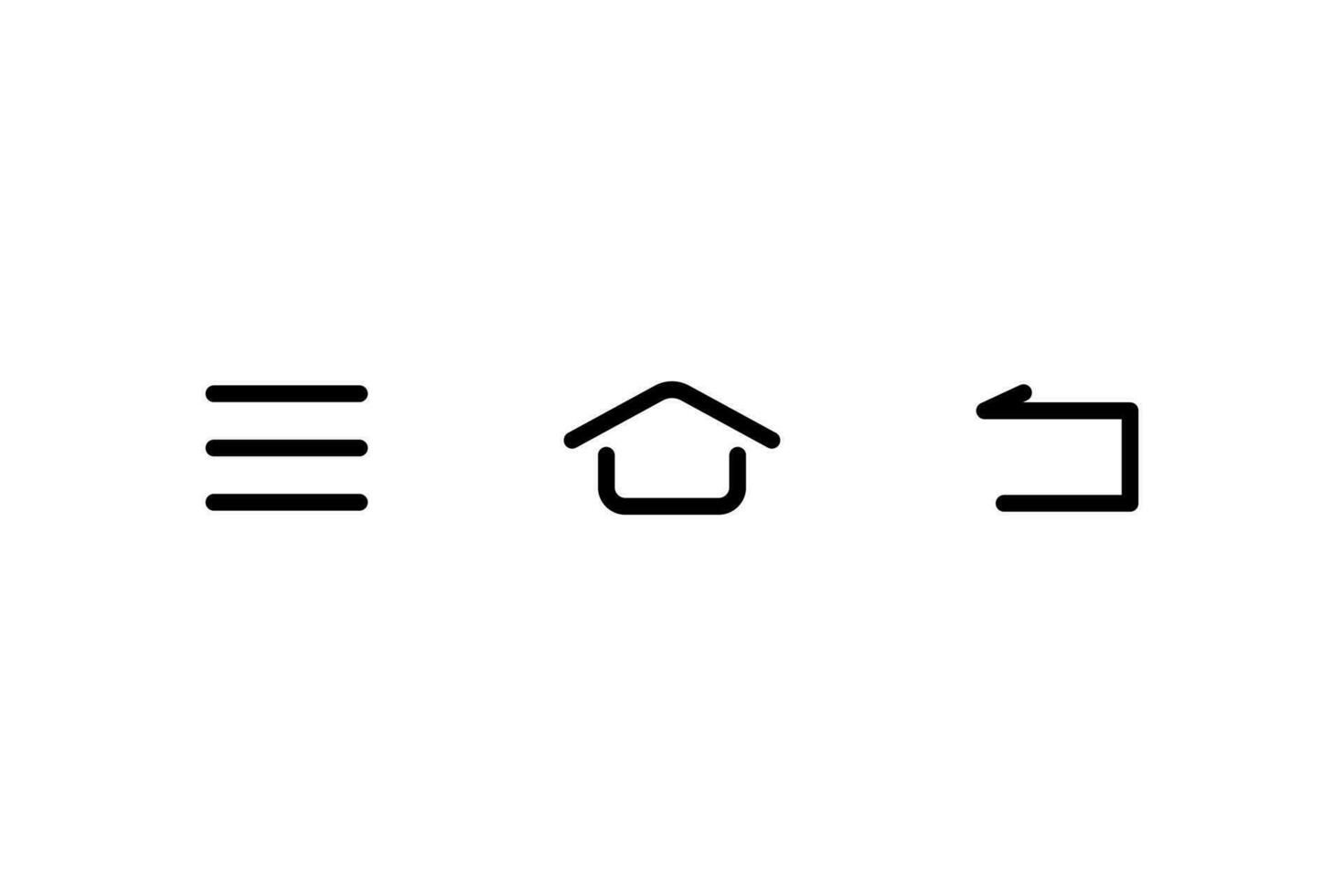 Telefon Navigation Taste Symbol vektor