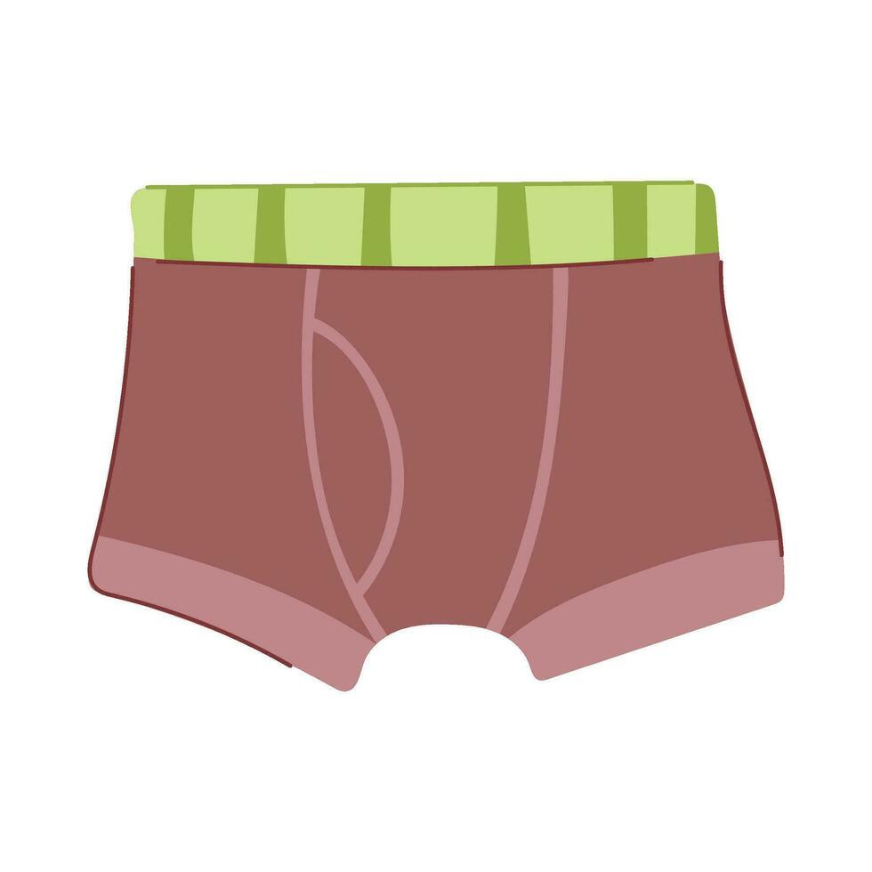manlig underkläder män tecknad serie vektor illustration