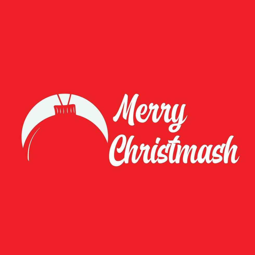 fröhlich Weihnachten Logo Vektor