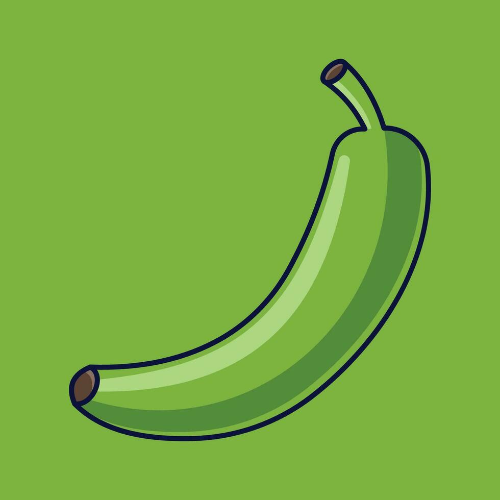 Banane Obst Karikatur Vektor Symbol Illustration. Essen Obst Symbol Konzept isoliert Prämie Vektor. eben Karikatur Stil geeignet zum Netz Landung Buchseite, Banner, Aufkleber, Hintergrund