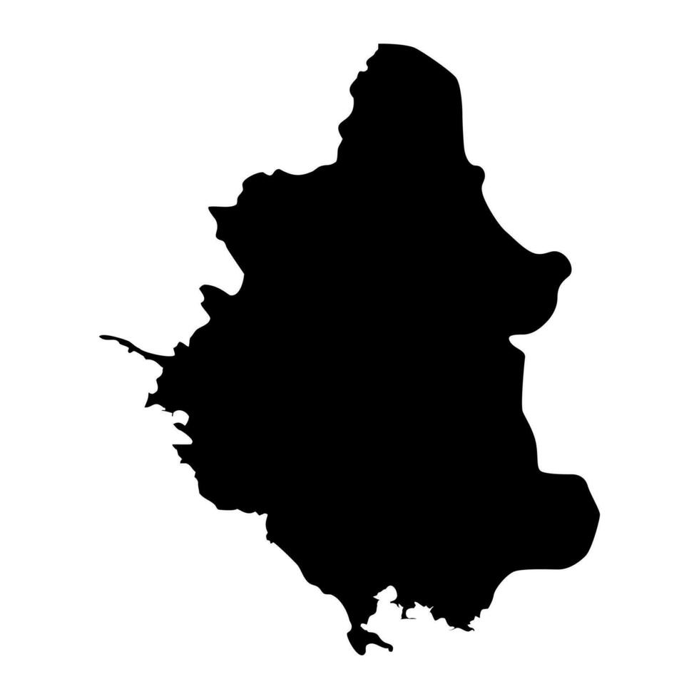 epirus område Karta, administrativ område av grekland. vektor illustration.
