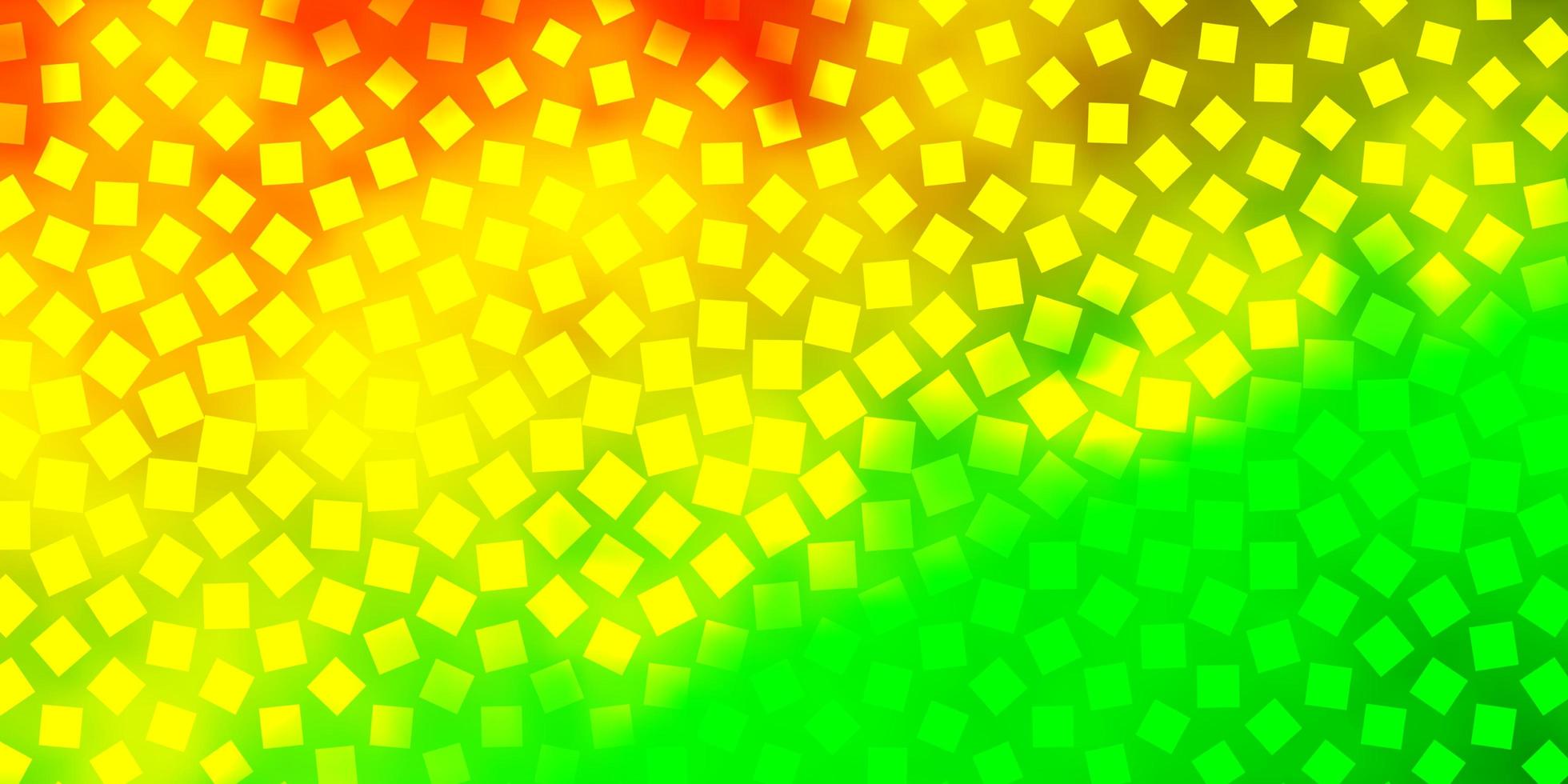 ljusgrön gul vektorstruktur i rektangulär stil abstrakt lutningsillustration med rektanglar design för ditt företags marknadsföring vektor